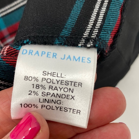 Draper James Georgia Plaid Love Circle Dress Size 8 - Picture 7 of 11